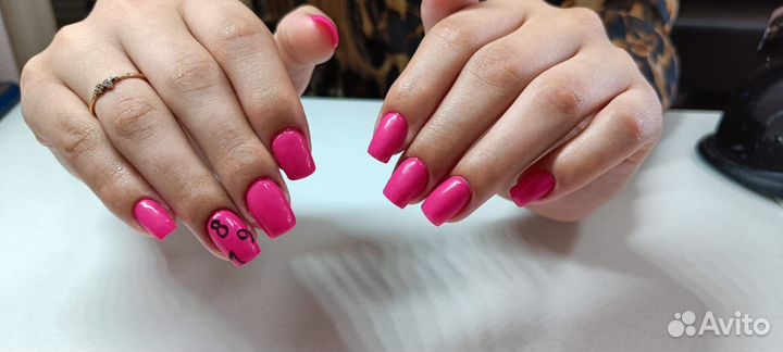 Наращивание ногтей на дому