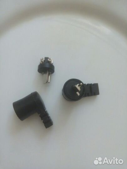 Вилка для акустики стандарта DIN угловая пара