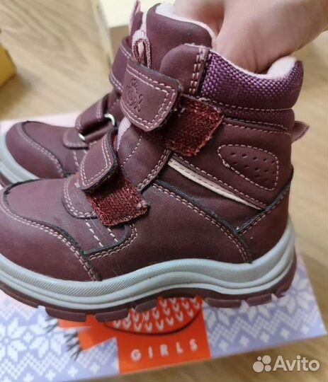 Ботинки для девочки зимние
