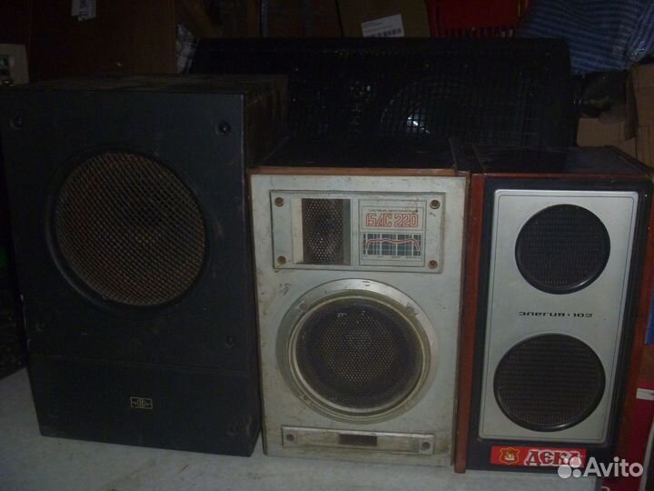 Акустические системы (колонки) СССР
