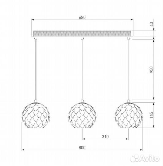 Подвесной светильник Россия