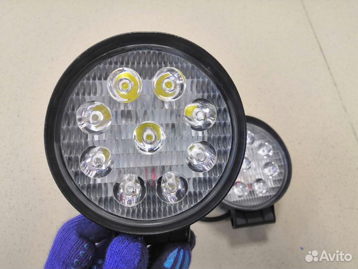 Фары светодиодные 27W комплект