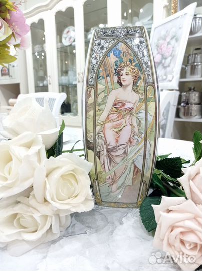 Ваза 2 л 11,5х11,5х25 см Elan Gallery Времена года