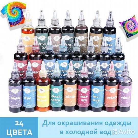 100 мл. Краситель для ткани Оливково-зеленый