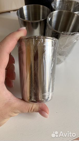 Стопки металлические набор