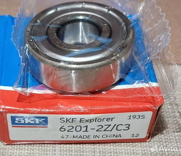 6201 ZZ / C3 подшипник SKF (Оригинал)