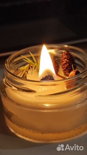 Ароматическая свеча ручной работы