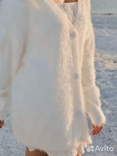 Кардиган женский пушистый