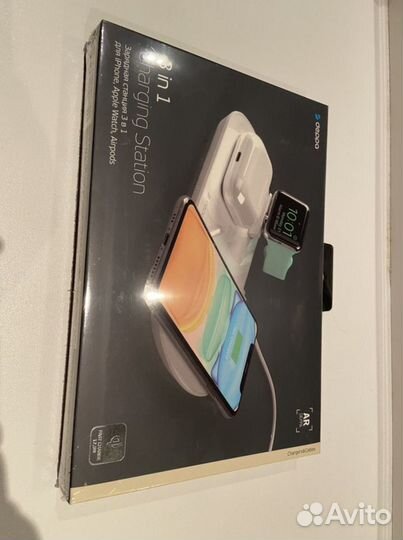 Зарядная станция Deppa для Apple 3в1