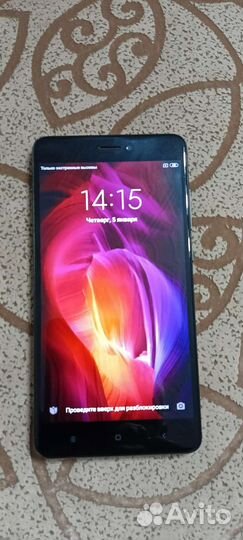 Смартфон xiaomi redmi note 4