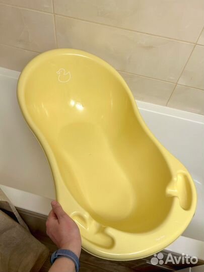 Детская ванночка Tega Baby с гамаком 86 см