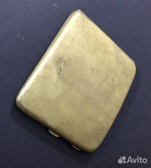 Редкий Портсигар 30х годов Винтаж под золото