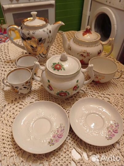 Сервиз чайный СССР. Отдельные предметы