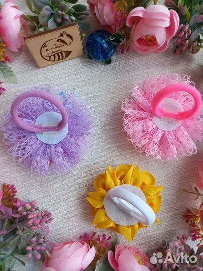 Резиночки для принцесс ручной работы