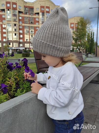 Шапка детская на возраст 1-5лет - новые