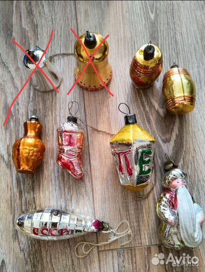 Елочные игрушки СССР