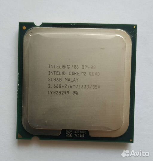 Процессор Intel Core 2 Quad Q9400 Сокет LGA775