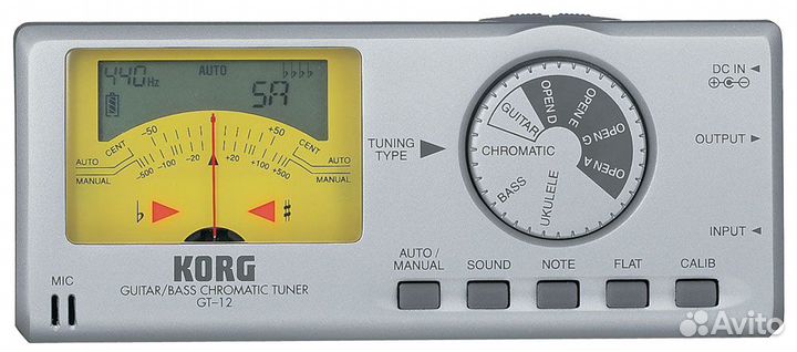 Тюнер Korg GT12