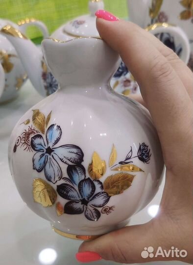 Вазочка фарфорового сервиза лфз