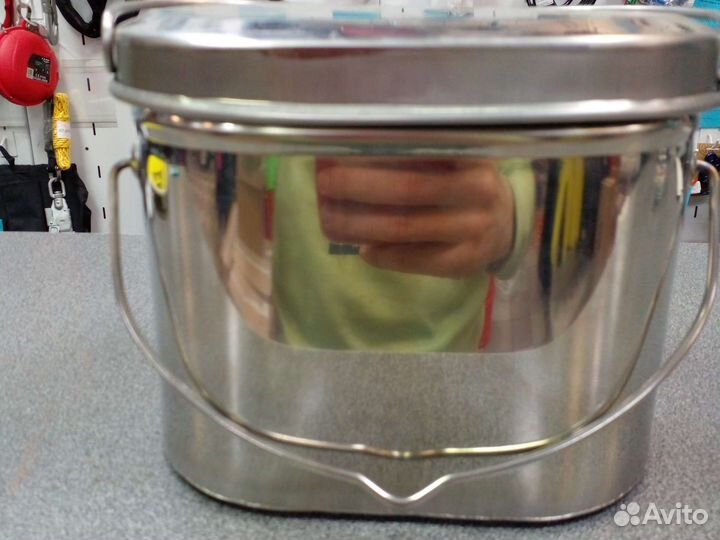 Котелок стальной туристический 1.8 л