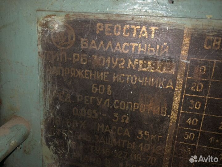 Реостат балластный