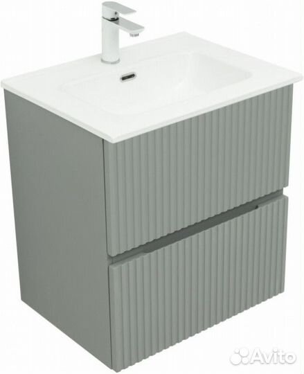 Мебель для ванной Aquanet Джейн 60 Flat мисти грин