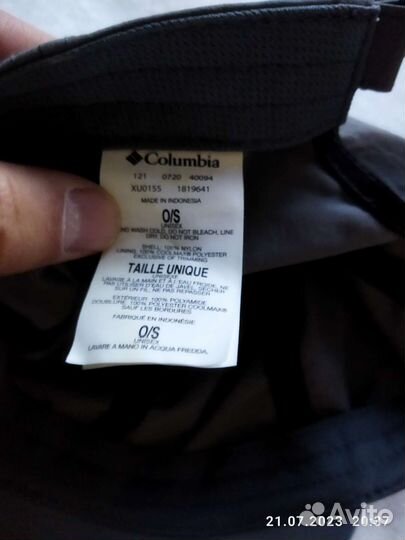 Бейсболка Columbia оригинал