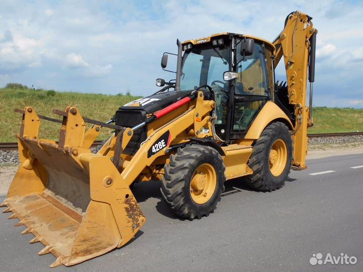 Услуги экскаватора-погрузчика CAT 428E