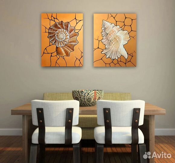 Модульная картина Диптих 