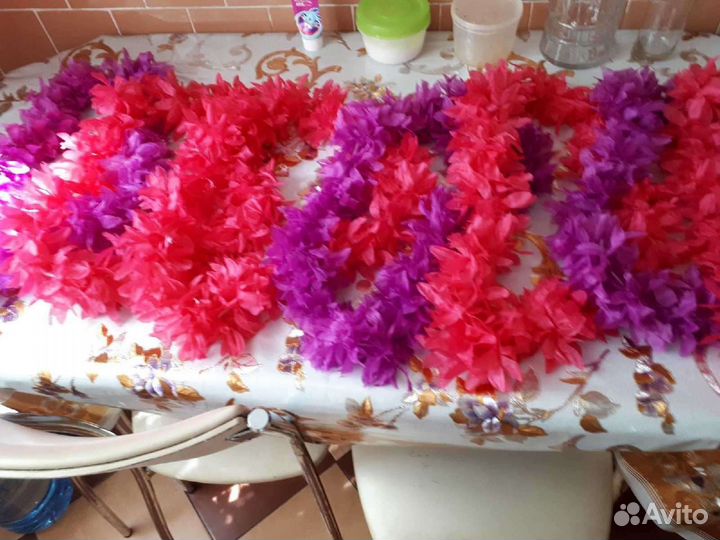 Бусы для гавайской вечеринке. Прокат