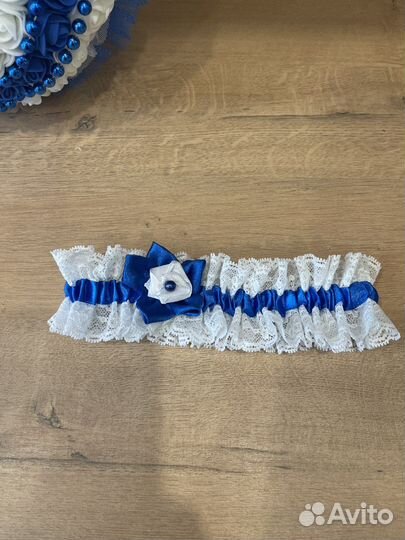 Букет невесты, подвязка