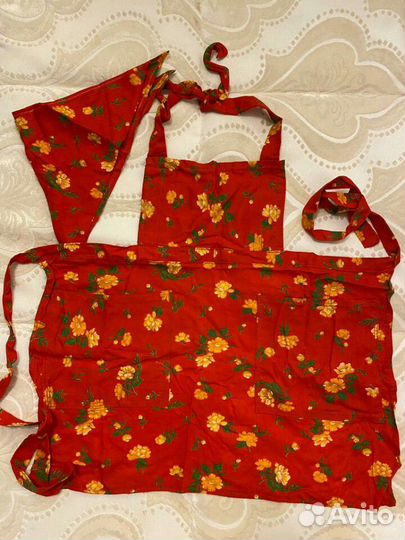 Фартук детский с косынкой