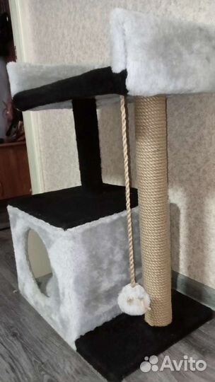 Домик для кошки с когтеточкой