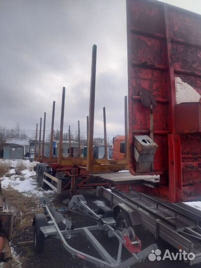 Полуприцеп лесовоз (сортиментовоз) Sommer SP 240 PR, 2001