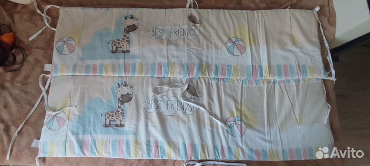 Бортики в детскую кроватку