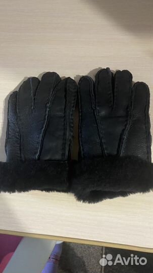 Перчатки детские (мех, нубук)
