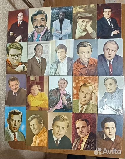 Открытки - актёры Советского кино