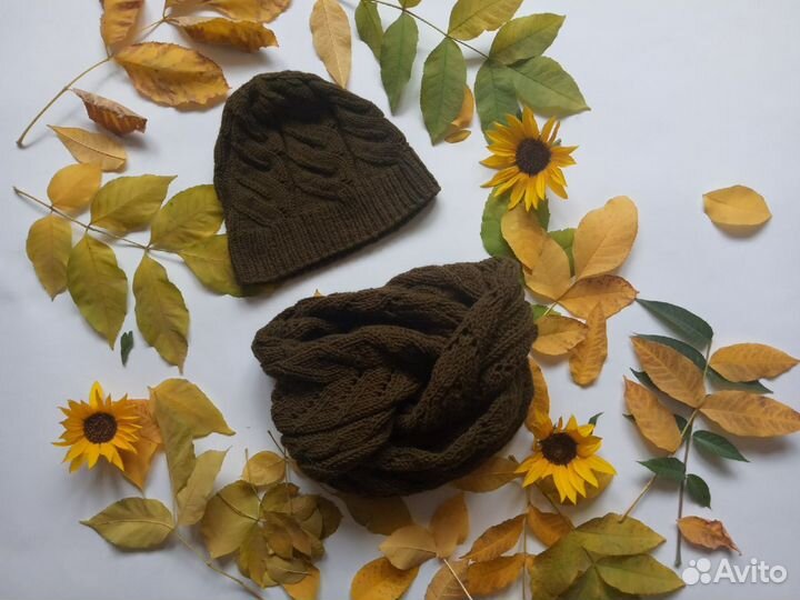 Набор шапочка+снуд
