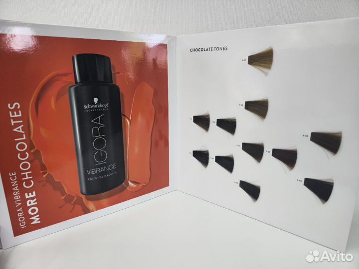 Палитра красок для волос