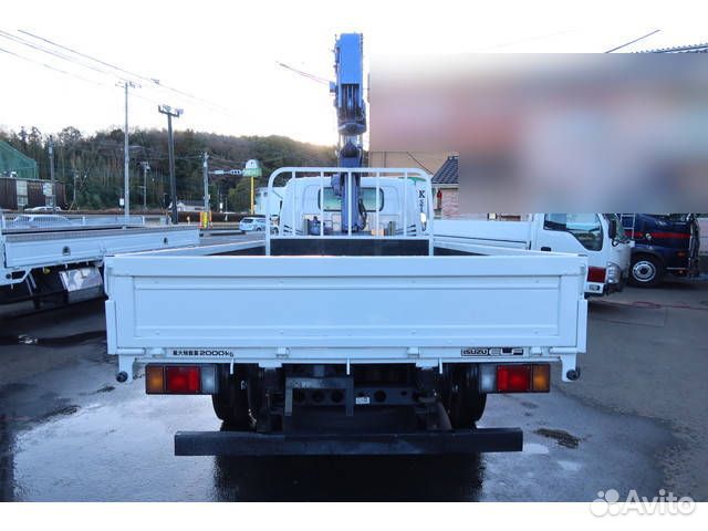 Бортовой грузовик Isuzu Elf с КМУ Tadano, 2000