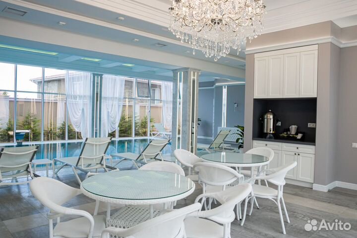 Сауна с теплым бассейном