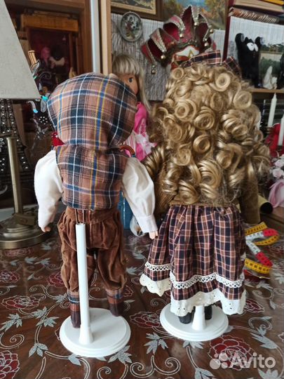 Пара Коллекционных / Интерьерных кукол