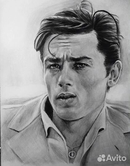 Портрет по фото карандашом