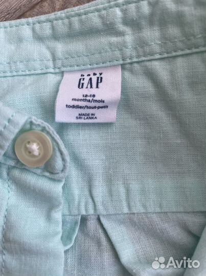 Рубашка gap на годик