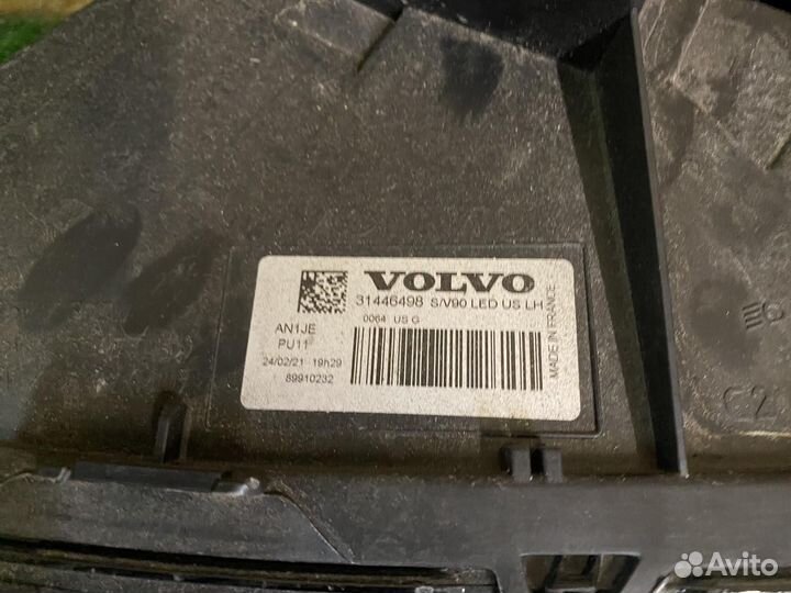 Фара левая LED volvo S90 V90 2017+
