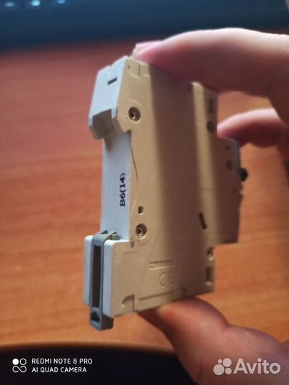 Автоматический выключатель DX 1P B6 - 10 кА