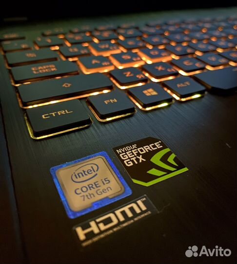 Игровой asus, GTX1050(4GB), i5-7300HQ,SDD в идеале