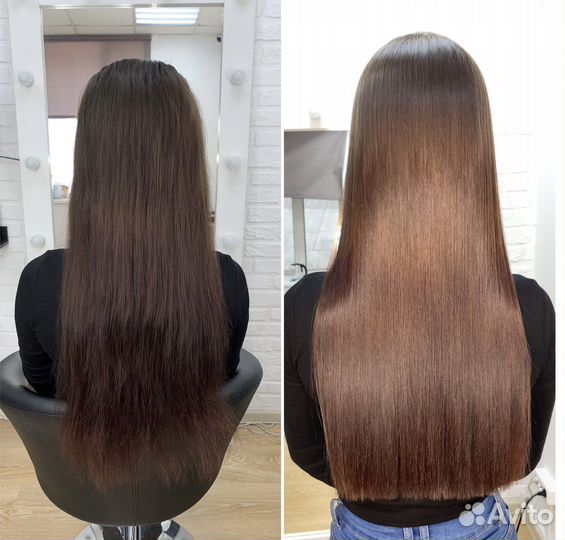 Кератиновое выпрямление/ботокс для волос