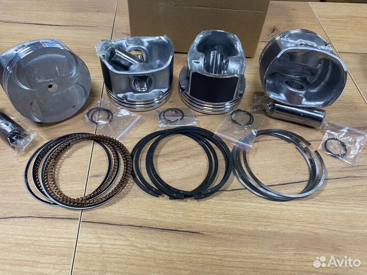 Комплект поршней 0,5+кольца Chery Tiggo/ Fora 1,6