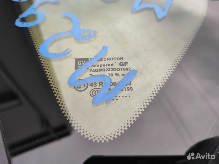 Стекло заднее глухое На Opel Astra J Хэтчбек 5Д